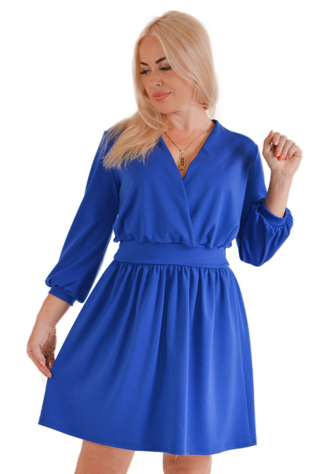 Платье П 711 (васильковый)